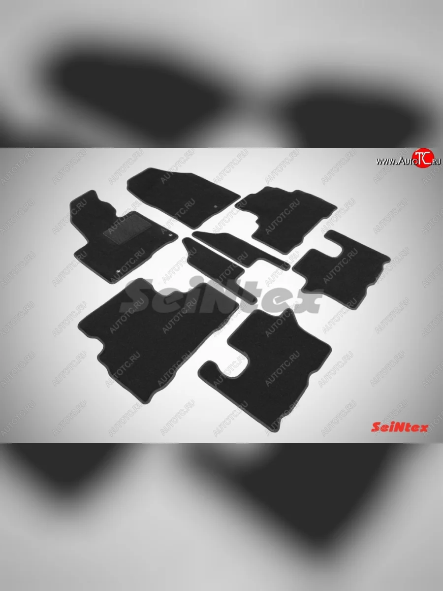Комплект ворсовых ковриков в салон LUX Seintex KIA Sorento UM/Prime рестайлинг (2018-2020)  в Перми Пермском крае