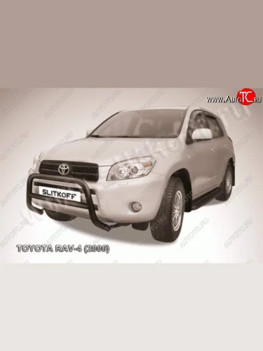Кенгурятник d57 низкий Toyota RAV4  XA305 (2005-2009) 5 дв. дорестайлинг