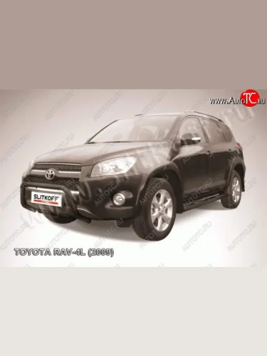 Кенгурятник d57 низкий Toyota RAV4  XA30 (2009-2010) 5 дв. удлиненный 1-ый рестайлинг