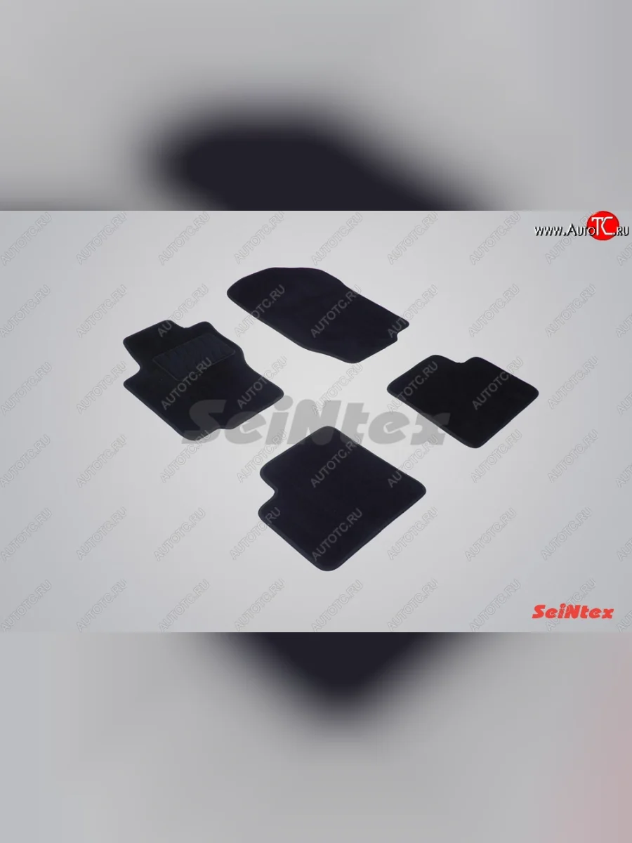 Комплект ворсовых ковриков в салон LUX Seintex Mercedes-Benz GL class X164 дорестайлинг (2006-2009) (Чёрный)  в Перми Пермском крае