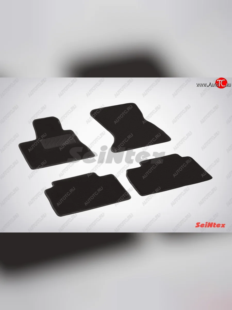 Комплект ворсовых ковриков в салон LUX long 4MATIC Seintex Mercedes-Benz S class W220 (1998-2005) (Чёрный)  в Самаре Самарской области