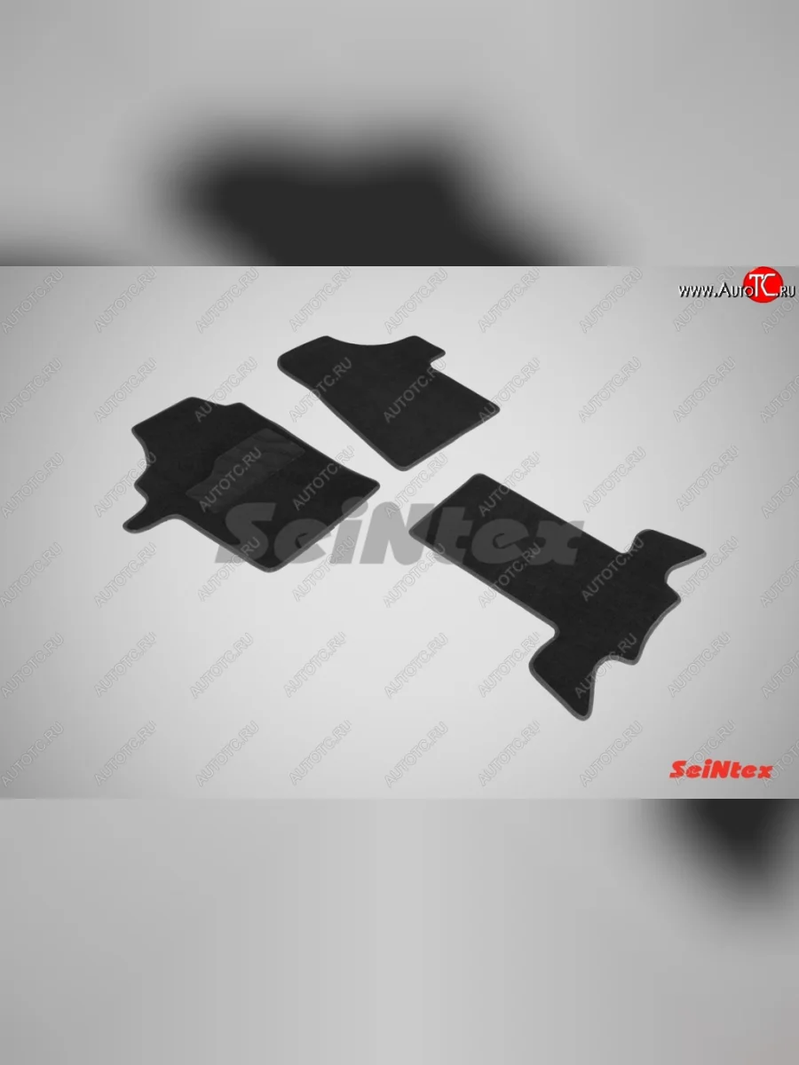 Комплект ворсовых ковриков в салон LUX Seintex Mercedes-Benz Vito W639 рестайлинг (2010-2014) (Чёрный)  в Керчи Республика Крым