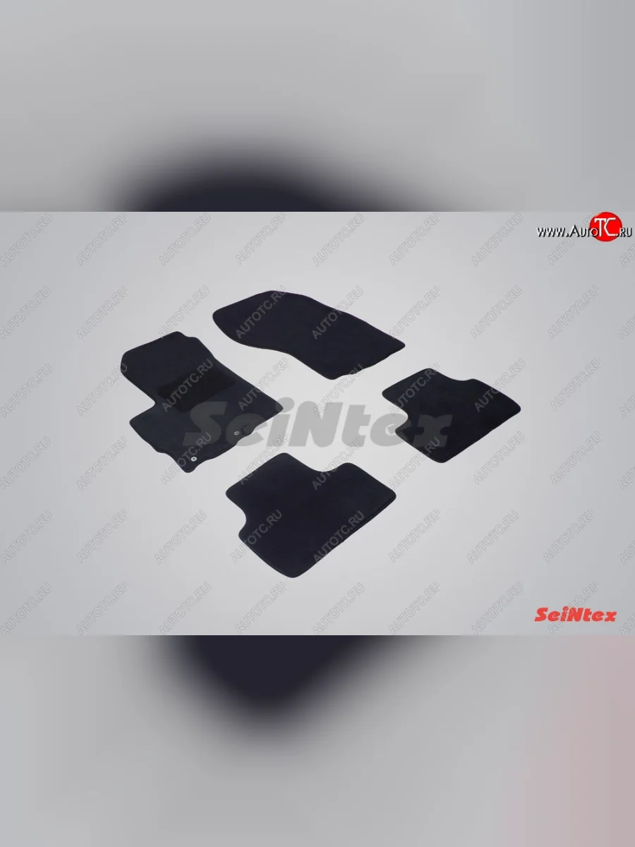 Комплект ворсовых ковриков в салон LUX Seintex Mitsubishi ASX дорестайлинг (2010-2012)  в Самаре Самарской области