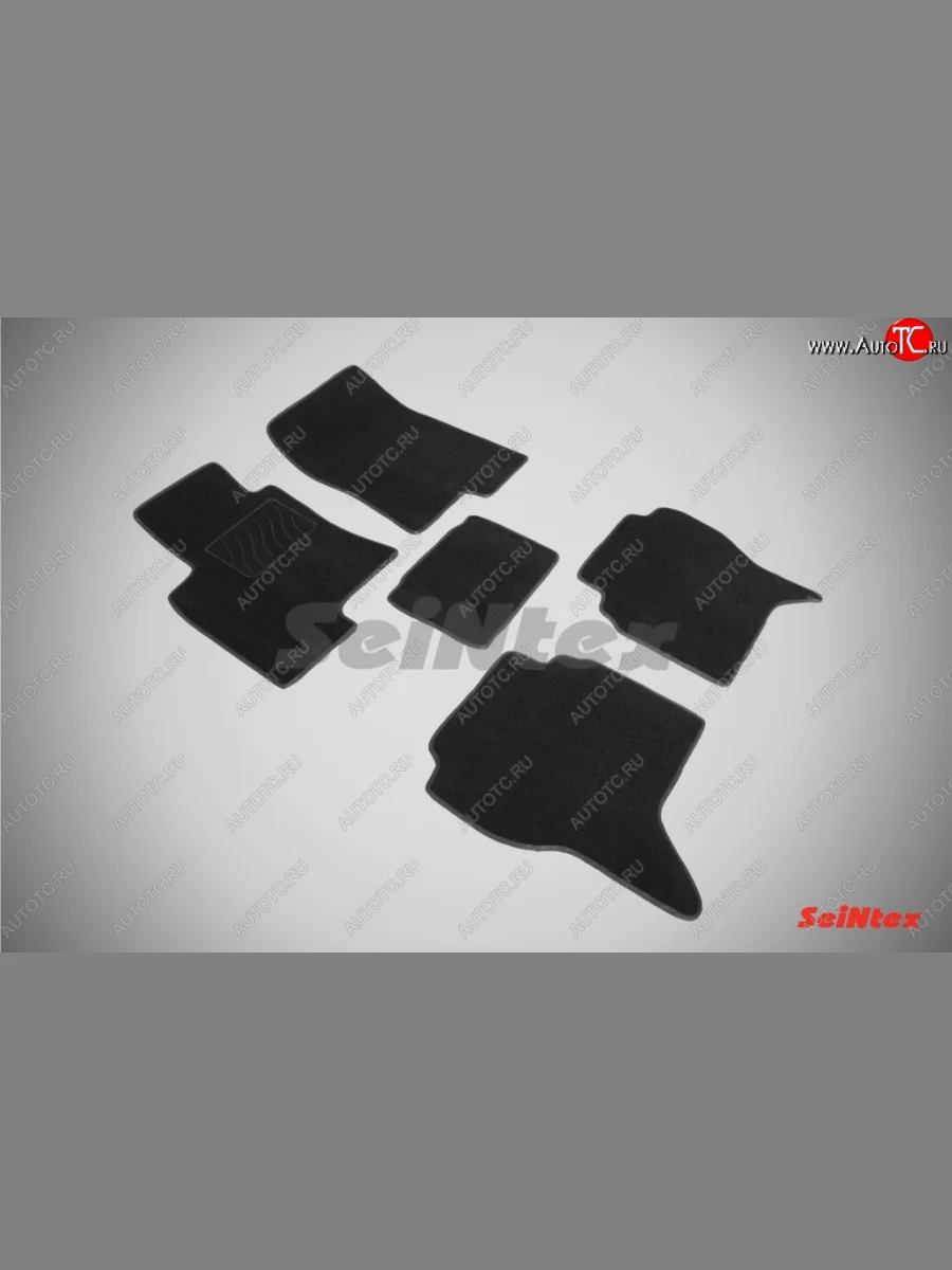 Комплект ворсовых ковриков в салон LUX Seintex Mitsubishi Pajero 3 V70 дорестайлинг (1999-2003)  в Самаре Самарской области