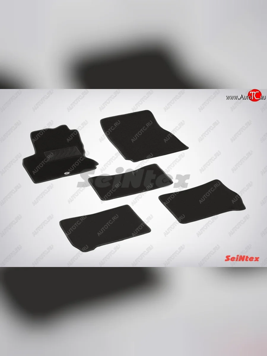 Комплект ворсовых ковриков в салон LUX Seintex Nissan Note 1 E11 дорестайлинг (2004-2008)  в Самаре Самарской области