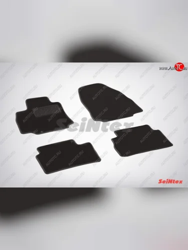 Комплект ворсовых ковриков в салон LUX Seintex Nissan Tiida 1 C11 хэтчбэк дорестайлинг, Япония (2004-2007)