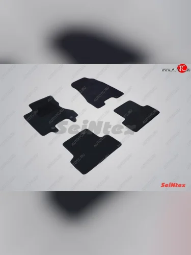 Комплект ворсовых ковриков в салон LUX Seintex Nissan X-trail 2 T31 дорестайлинг (2007-2011)