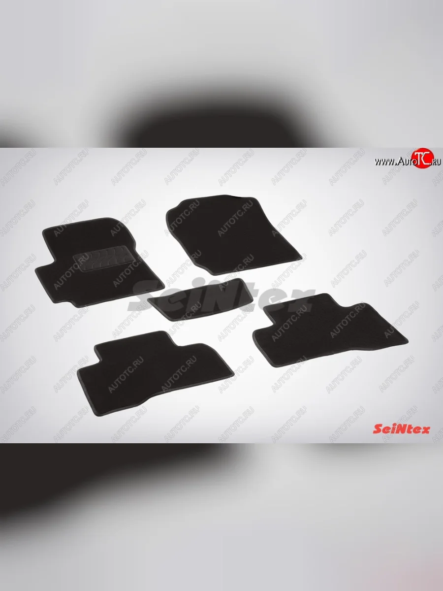 Комплект ворсовых ковриков в салон LUX Seintex Suzuki Grand Vitara JT 5 дверей дорестайлинг (2005-2008) (Чёрный)  в Самаре Самарской области