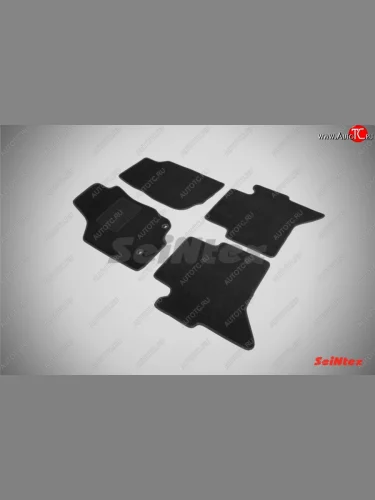 Комплект ворсовых ковриков в салон LUX Seintex Toyota Hilux AN20,AN30  2-ой рестайлинг (2011-2016)