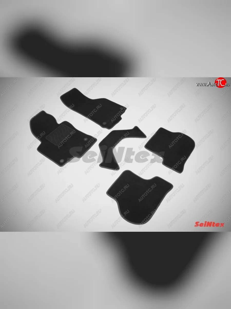 Комплект ворсовых ковриков в салон LUX Seintex Volkswagen Golf 5 Mk5 хэтчбэк 5 дв. (2003-2009)  в Самаре Самарской области