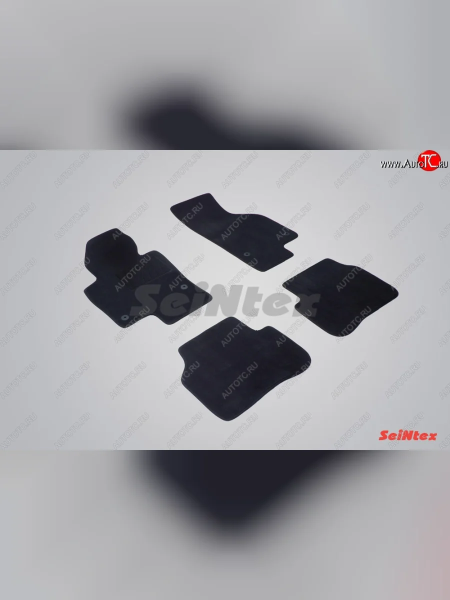 Комплект ворсовых ковриков в салон LUX Seintex Volkswagen Passat CC дорестайлинг (2008-2012)  в Керчи Республика Крым