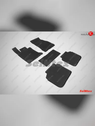 Износостойкие резиновые коврики в салон с высоким бортом 4WD Seintex BMW 7 серия ( G11-G12,  G11,G12) (2015-2022) дорестайлинг,седан, седан рестайлинг