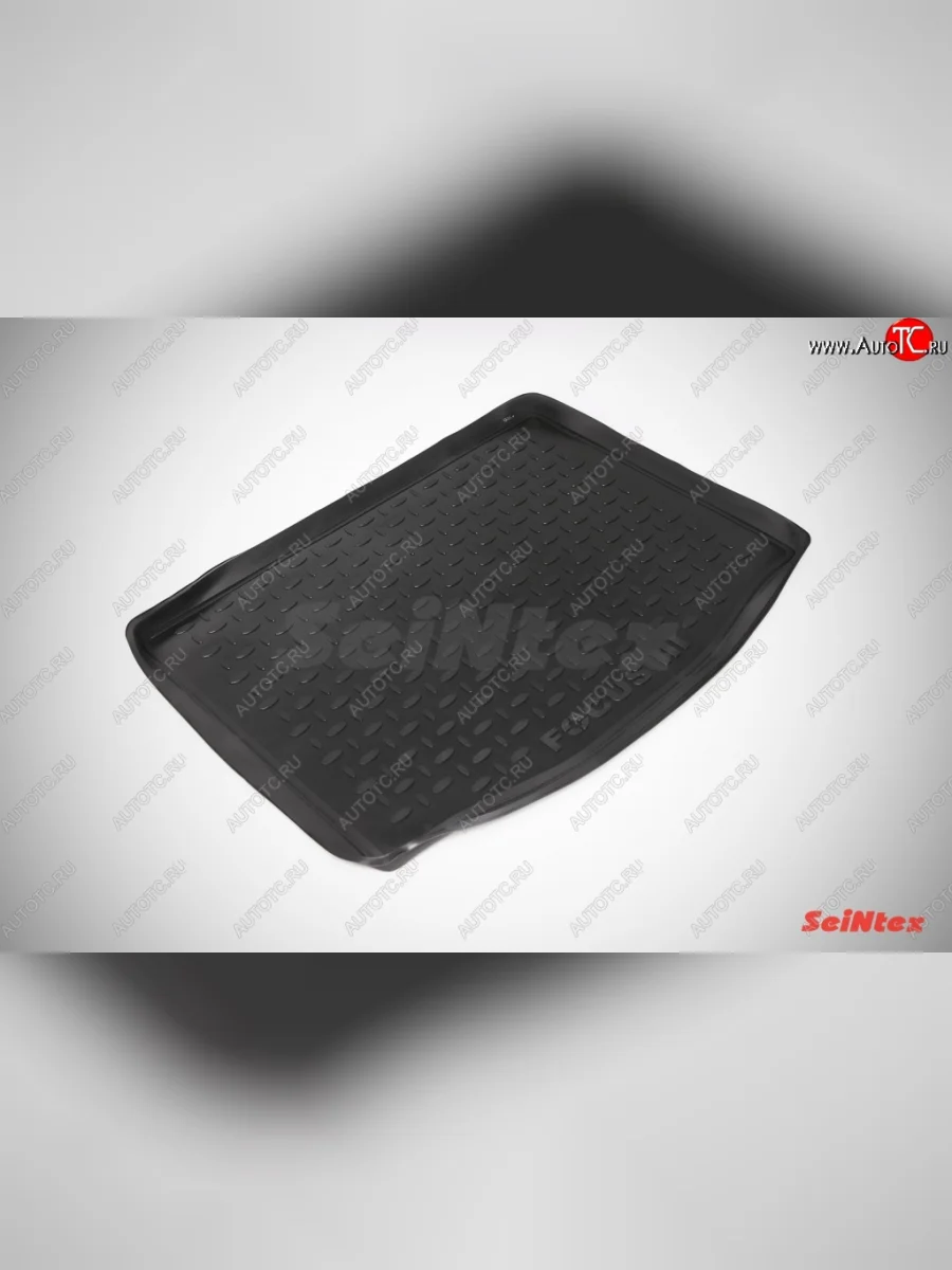 Коврик в багажник SeiNtex (полимер) Ford Focus 3 хэтчбэк дорестайлинг (2010-2015)  в Воронеже Воронежской области