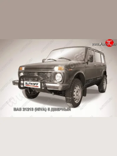 Кенгурятник d57 низкий Лада ВАЗ нива 4х4 ( 2131,  2121-80) (1993-2019) 5 дв. дорестайлинг, ФОРА