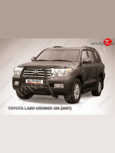 Кенгурятник d76 высокий Toyota Land Cruiser  200 (2007-2012) дорестайлинг