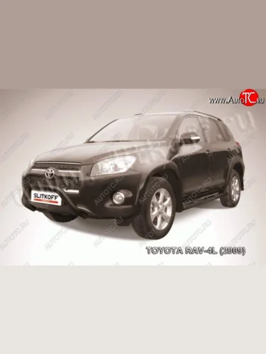 Кенгурятник d76 мини Toyota RAV4  XA30 (2009-2010) 5 дв. удлиненный 1-ый рестайлинг