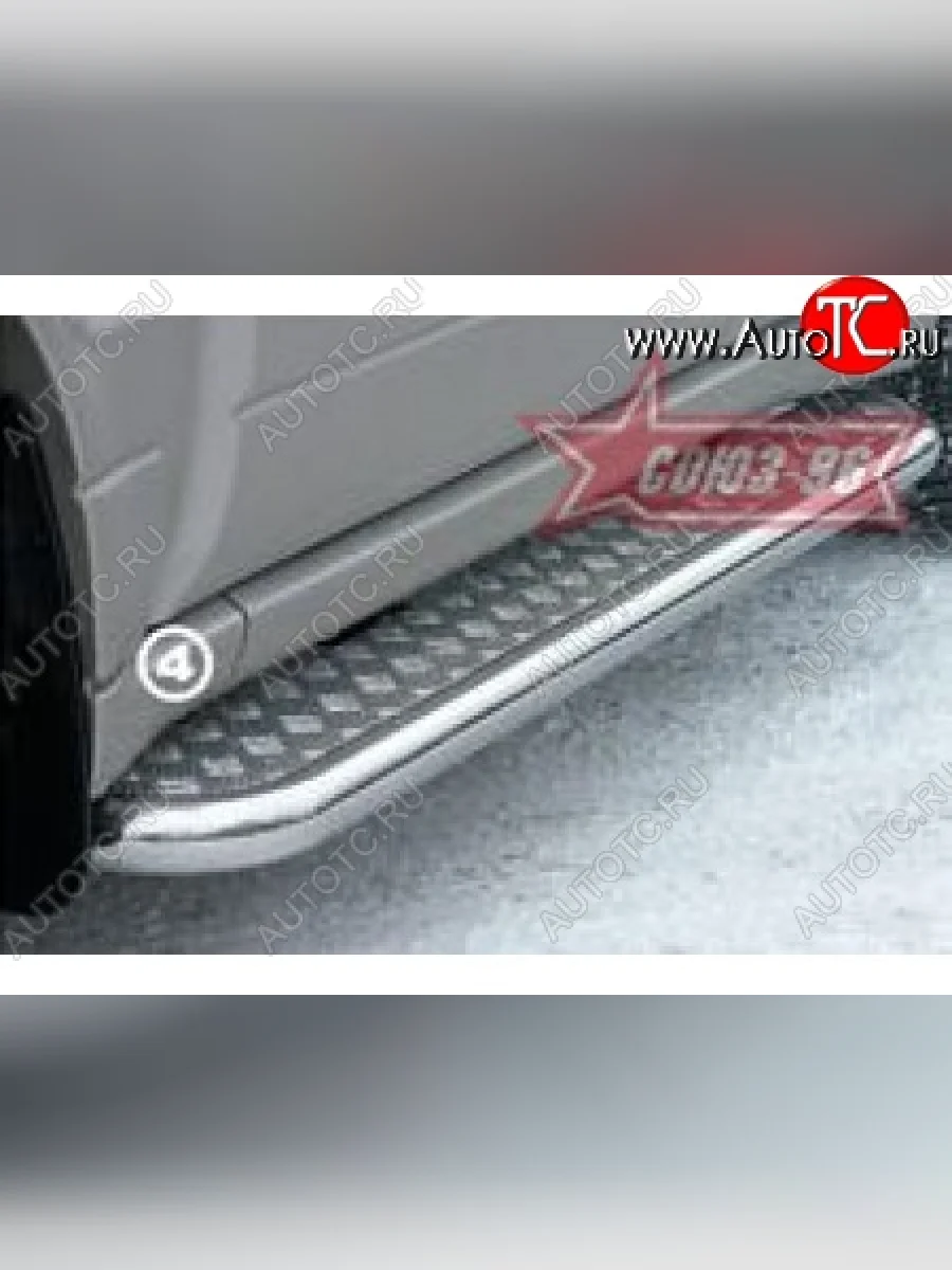 Пороги с листом d60 SOUZ-96 Suzuki Grand Vitara FTB03 3 двери (1997-2005)  в Самаре Самарской области