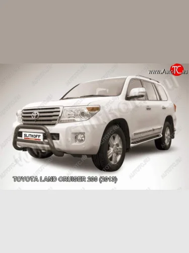 Кенгурятник d76 низкий Toyota Land Cruiser  200 (2012-2015) 1-ый рестайлинг