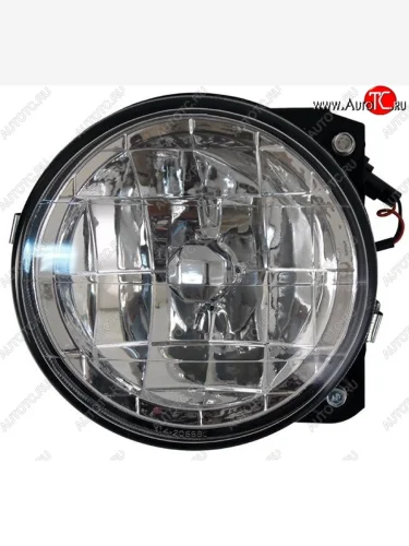 Левая противотуманная фара SAT (большая круглая) Subaru Impreza ( GD,  GG) (2000-2002) седан дорестайлинг, хэтчбэк дорестайлинг