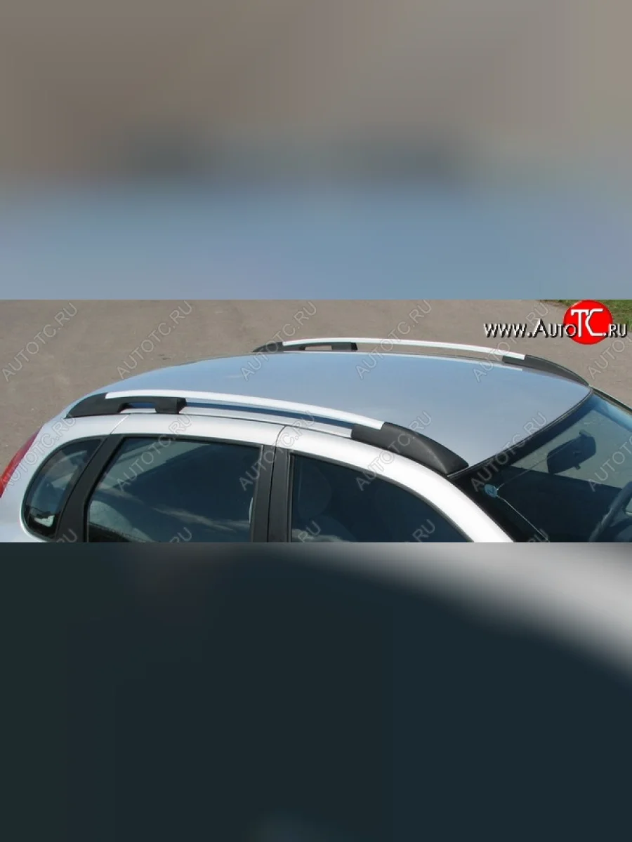 Комплект обтекателей на рейлинги Petrol-Tuning Лада ВАЗ Калина 1119 хэтчбек (2004-2013) (Модель: усиленные)  в Воронеже Воронежской области