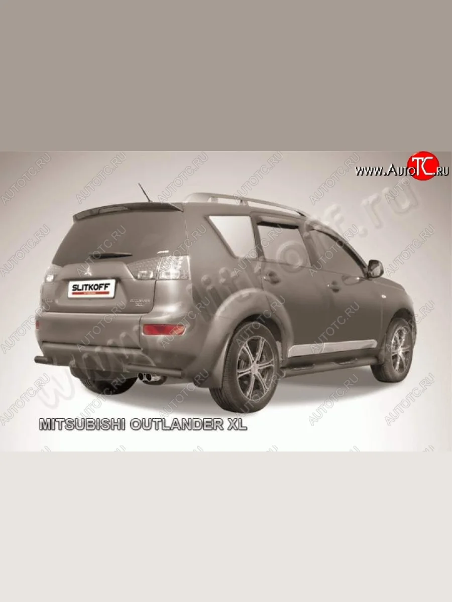 Уголки d57 Mitsubishi Outlander XL (CW)  дорестайлинг (2005-2009) (Цвет: серебристый)  в Керчи Республика Крым