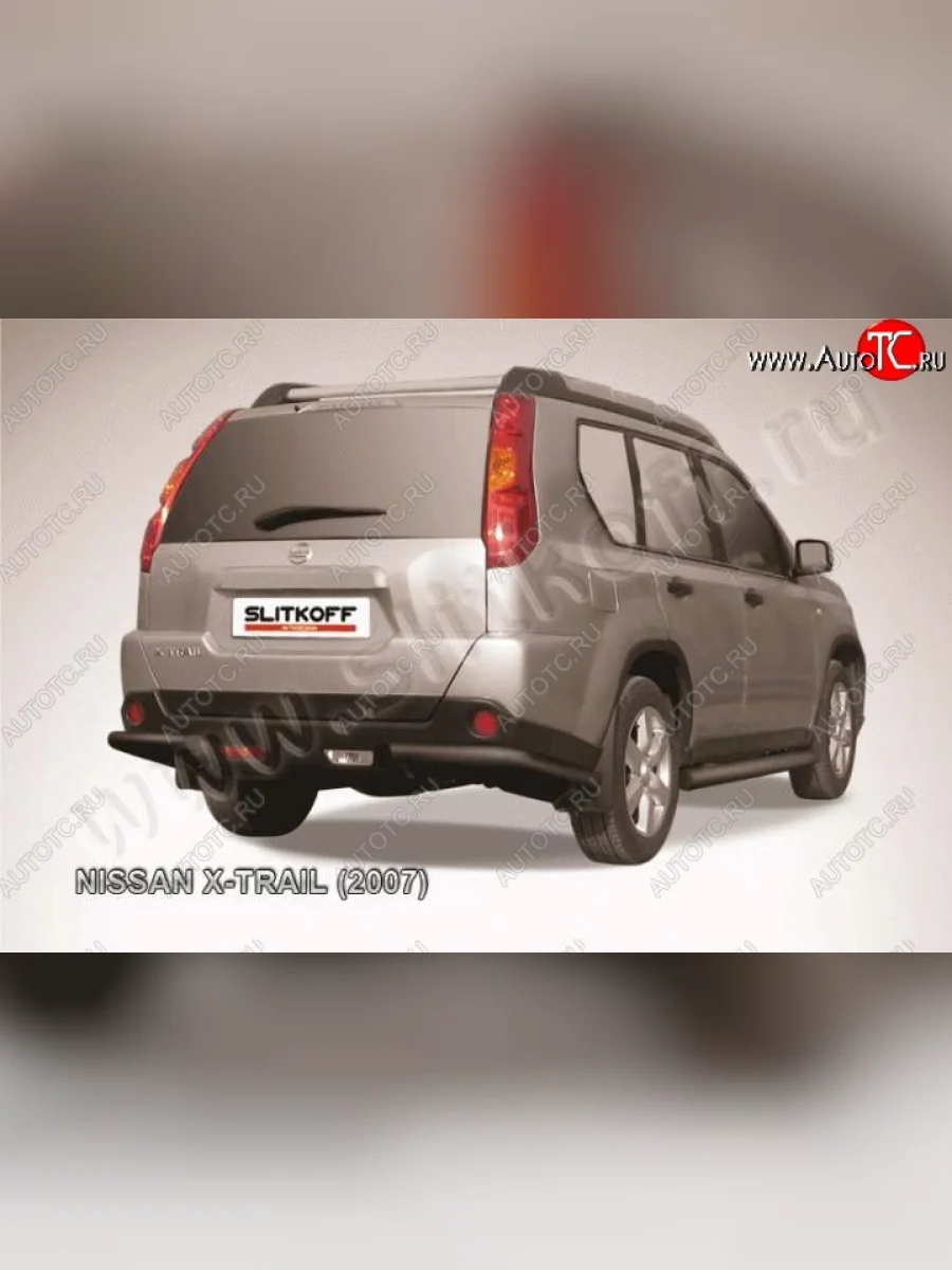 Уголки d57 Nissan X-trail 2 T31 дорестайлинг (2007-2011) (Цвет: серебристый)  в Самаре Самарской области