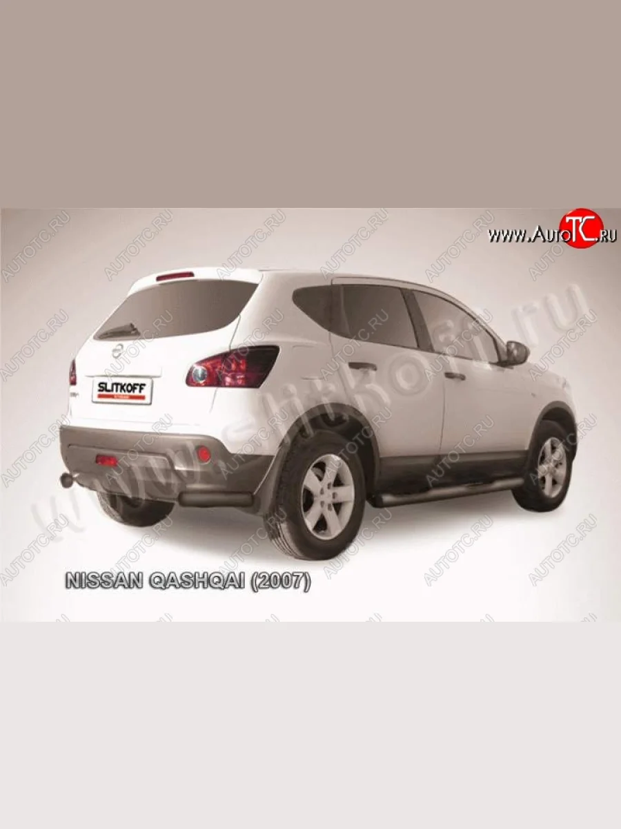 Уголки d57 Nissan Qashqai 1 J10 дорестайлинг (2007-2010) (Цвет: серебристый)  в Самаре Самарской области