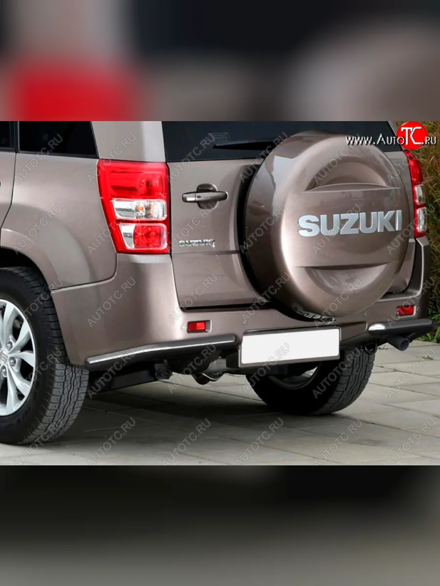 Уголки d57 Suzuki Grand Vitara JT 5 дверей дорестайлинг (2005-2008) (Цвет: серебристый)  в Воронеже Воронежской области