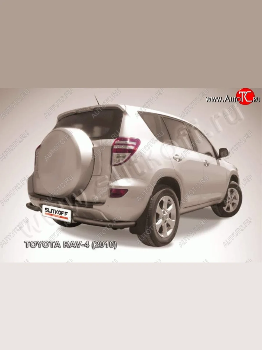 Уголки d57 Toyota RAV4 XA30 5 дв. 2-ой рестайлинг (2010-2013) (Цвет: серебристый)  в Перми Пермском крае