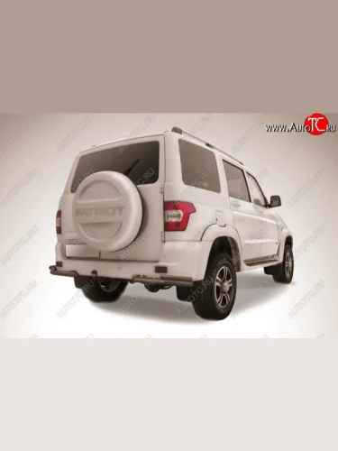 Уголки d57+d42 двойные Slitkoff Уаз Патриот  3163 5-дв. (2014-2016) 1-ый рестайлинг