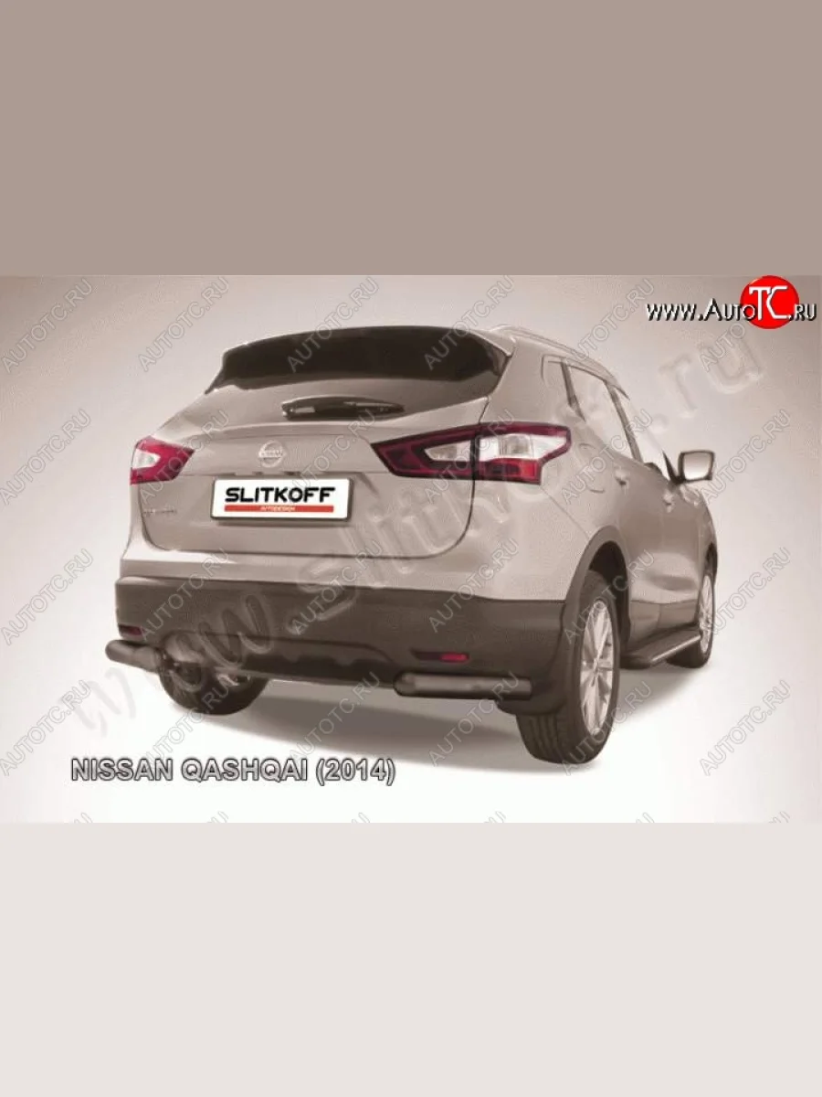 Уголки d76 Nissan Qashqai 2 J11 дорестайлинг (2013-2019) (Цвет: серебристый)  в Перми Пермском крае