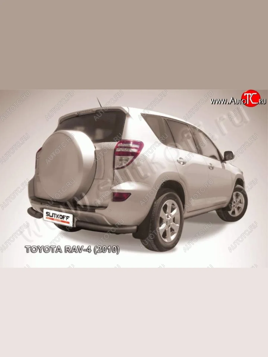 Уголки d76 Toyota RAV4 XA30 5 дв. удлиненный 2-ой рестайлинг (2010-2013) (Цвет: серебристый)  в Самаре Самарской области