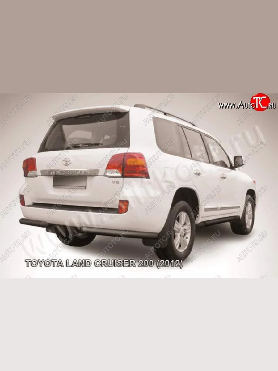 Уголки d76 Toyota Land Cruiser 200 1-ый рестайлинг (2012-2015) (Цвет: серебристый)  в Самаре Самарской области