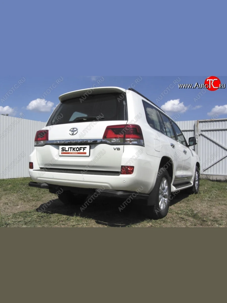 Уголки d76 Toyota Land Cruiser 200 2-ой рестайлинг (2015-2021) (Цвет: серебристый)  в Самаре Самарской области