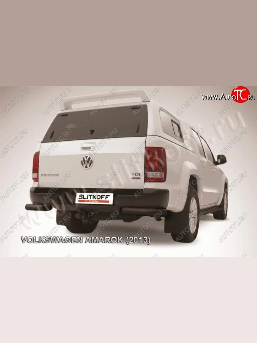 Уголки d76 Volkswagen Amarok дорестайлинг (2009-2016) (Цвет: серебристый)  В Кинешме Ивановской области