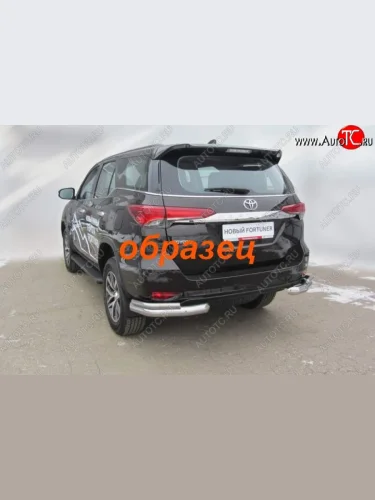 Уголки d76+d42 двойные Toyota Fortuner  AN160 (2015-2020) дорестайлинг