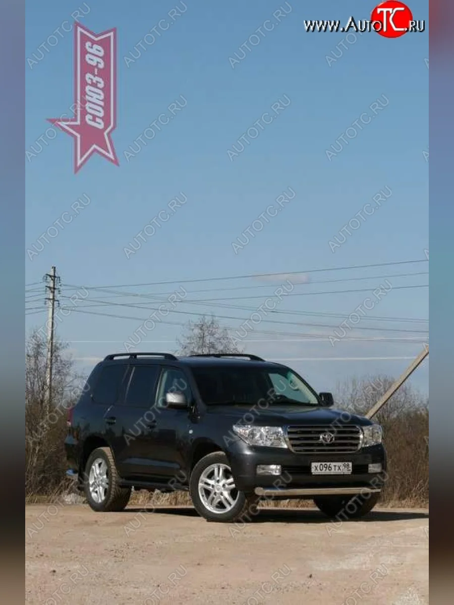 Защита переднего бампера Souz-96 (d89)  Toyota Land Cruiser (2007-2012) 200  в Керчи Республика Крым