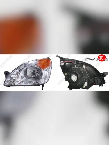Левая фара SAT (Евросвет) Honda CR-V RD4,RD5,RD6,RD7,RD9  дорестайлинг (2001-2004)