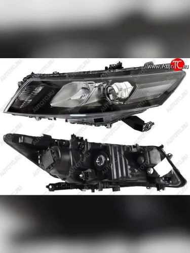 Левая фара SAT (с электрокорректором) Honda Crosstour 1 TF рестайлинг (2013-2016)