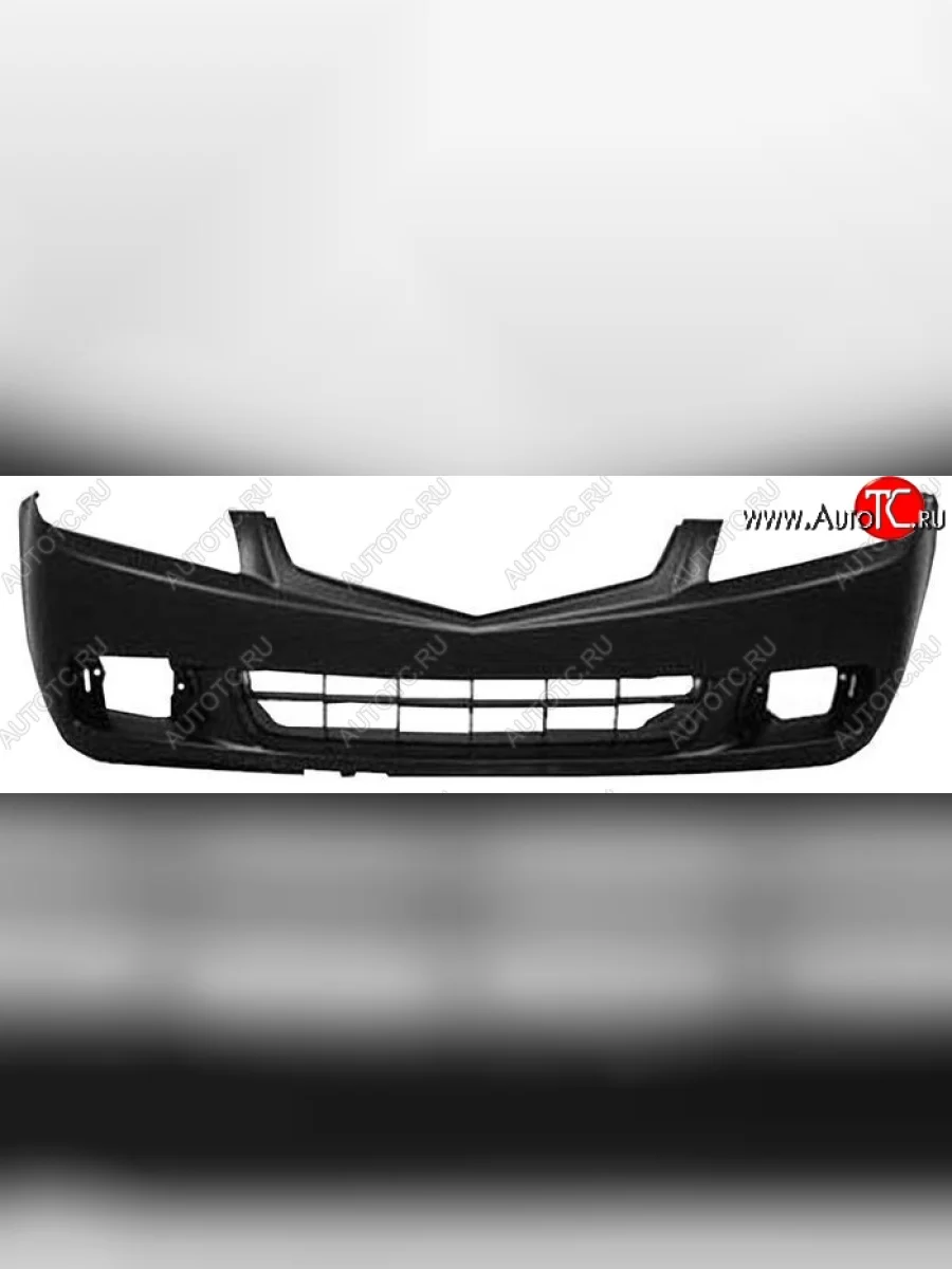 Передний бампер стандартный SAT Honda Accord 7 CL седан дорестайлинг (2002-2005) (Неокрашенный)  в Перми Пермском крае