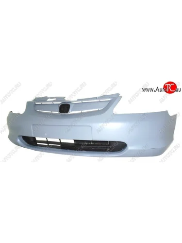 Передний бампер стандартный SAT (с решеткой) Honda Civic EP хэтчбэк 3 дв. рестайлинг (2003-2006)