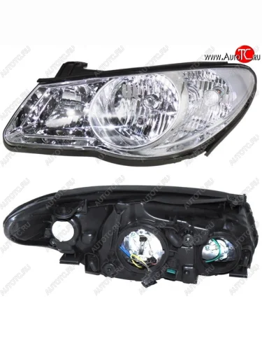 Левая фара SAT Hyundai Elantra HD (2006-2011)