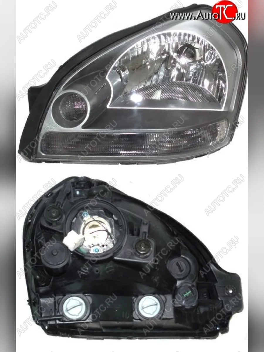 Левая фара SAT Hyundai Tucson JM (2004-2010)  в Керчи Республика Крым