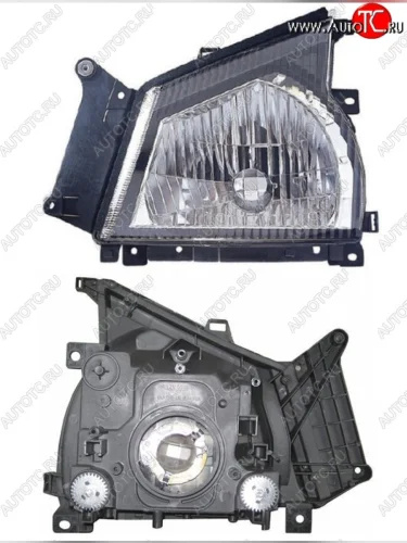 Левая фара SAT (Евросвет) Isuzu Elf (NPR75) (2003-2007)  рестайлинг