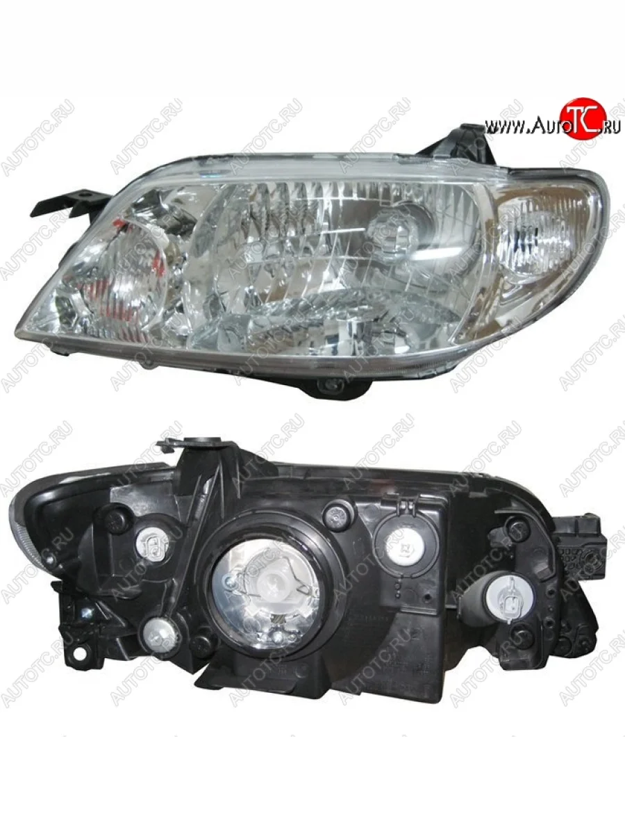 Левая фара SAT (Евросвет)  Mazda 323/Familia (2000-2004) седан  в Самаре Самарской области
