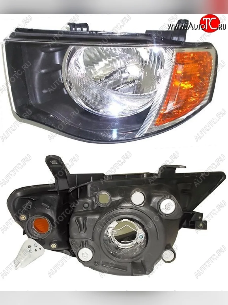 Левая фара SAT (OEM) Mitsubishi L200 4  дорестайлинг (2006-2014)  с доставкой в г. Керчь
