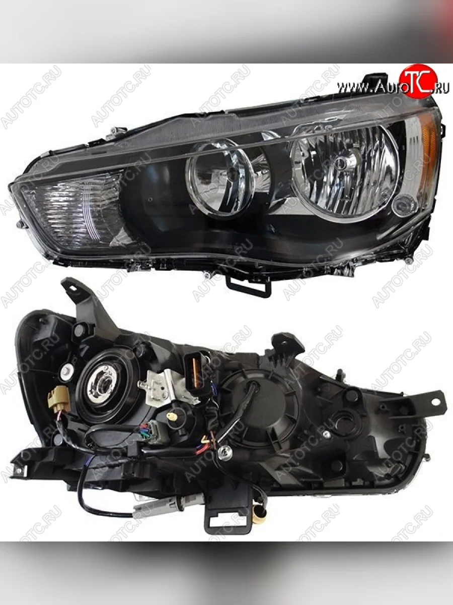 Левая фара SAT Mitsubishi Outlander XL (CW)  рестайлинг (2010-2013)  в Перми Пермском крае