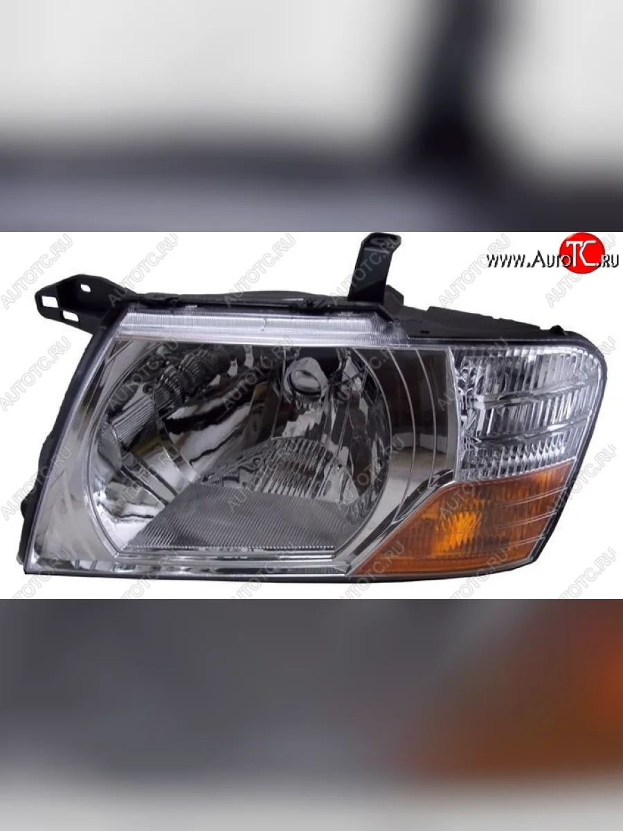 Левая фара SAT (евросвет)  Mitsubishi Pajero (2003-2006) 3 V70, 3 V60  в Самаре Самарской области