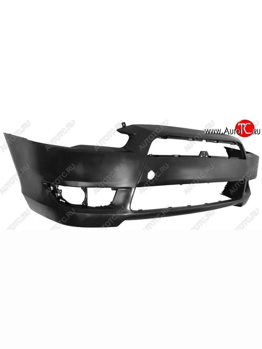 Бампер передний (под решетку ST-MBW5-000G-0) SAT Mitsubishi Lancer 10 CY седан дорестайлинг (2007-2010) (Неокрашенный)  с доставкой в г. Керчь