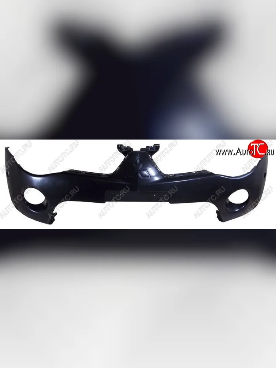 Бампер передний (под расширитель, пр-во Тайланд) SAT Mitsubishi L200 4  дорестайлинг (2006-2014) (Неокрашенный)  в Перми Пермском крае